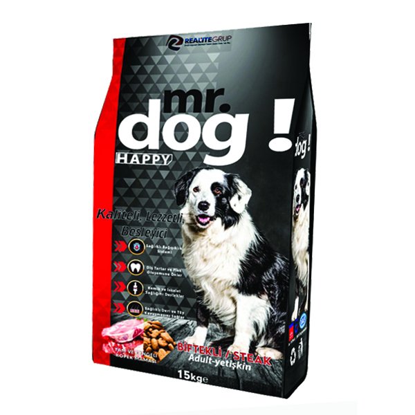 Mr. Dog Happy Biftekli Yetişkin Köpek Maması 15 Kg Hepad Shop