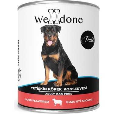 Welldone Kuzulu Yetişkin Köpek Konservesi 415 GR