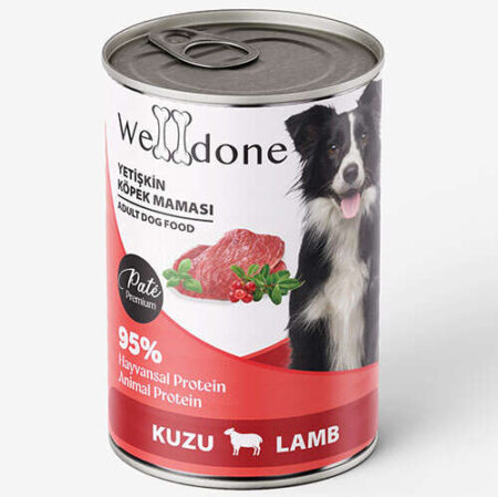 Welldone Kuzulu Yetişkin Köpek Konservesi 415 GR