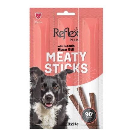 REFLEX PLUS KUZU ETLİ KÖPEK ÖDÜL MAMASI 3*11 G