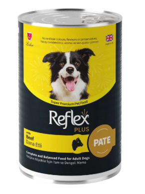 REFLEX PLUS DANA ETLİ YETİŞKİN KÖPEK MAMASI 395 G